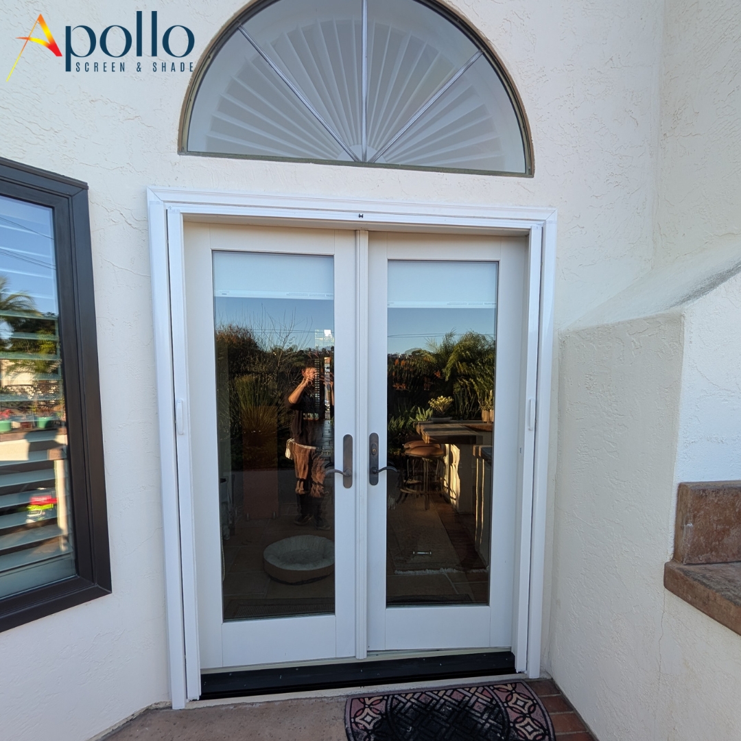 Apollo French Door Retractable Screen Completely Vanish When Not In Use.